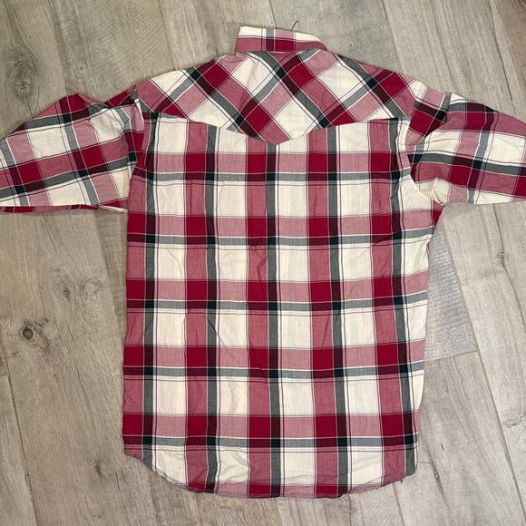 Vintage Wrangler Pearl Snap Shirt Mens Large *READ DESCRIPTION* - Picture 8 of 8